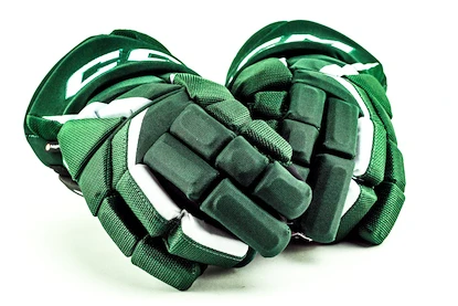 Hokejové rukavice CCM JetSpeed FT6 Dark Green/White Junior 11 palcov