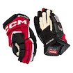 Hokejové rukavice CCM JetSpeed FT6 Pro Black/Red/White Junior