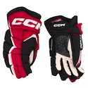 Hokejové rukavice CCM JetSpeed FT680 Black/Red/White Senior 15 palcov