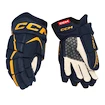 Hokejové rukavice CCM JetSpeed FT680 Navy/Sunflower Junior 12 palcov