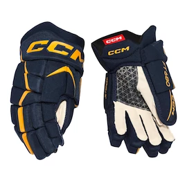 Hokejové rukavice CCM JetSpeed FT680 Navy/Sunflower Senior