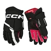 Hokejové rukavice CCM Next Black/White Junior 12 palcov