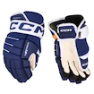 Hokejové rukavice CCM Tacks 4 ROLL PRO 3 Blue/White Senior