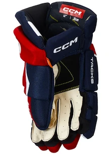 Hokejové rukavice CCM Tacks AS 580 Navy/Red/White Senior 15 palcov