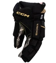 Hokejové rukavice CCM Tacks AS-V PRO black/gold Junior