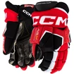 Hokejové rukavice CCM Tacks AS-V PRO Black/Red/White Senior