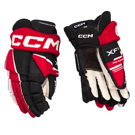 Hokejové rukavice CCM Tacks XF 80 Black/Red/White Junior