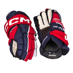 Hokejové rukavice CCM Tacks XF 80 Navy/Red/White Junior