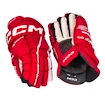 Hokejové rukavice CCM Tacks XF 80 Red/White Junior