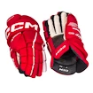 Hokejové rukavice CCM Tacks XF 80 Red/White Senior