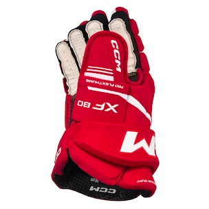 Hokejové rukavice CCM Tacks XF 80 Red/White Senior