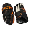 Hokejové rukavice CCM Tacks XF Black/Orange Junior