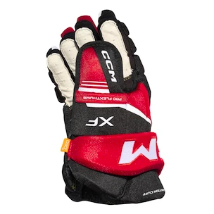 Hokejové rukavice CCM Tacks XF Black/Red/White Junior