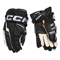 Hokejové rukavice CCM Tacks XF Black/White Junior