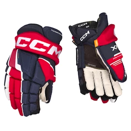 Hokejové rukavice CCM Tacks XF Navy/Red/White Senior