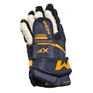 Hokejové rukavice CCM Tacks XF Navy/Sunflower Junior