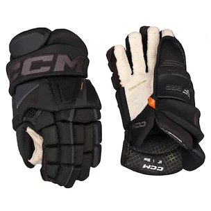 Hokejové rukavice CCM Tacks XF PRO Black/Grey Junior