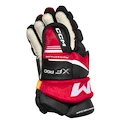 Hokejové rukavice CCM Tacks XF PRO Black/Red/White Senior