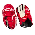 Hokejové rukavice CCM Tacks XF PRO Red/White Junior