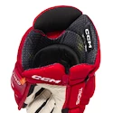 Hokejové rukavice CCM Tacks XF PRO Red/White Junior