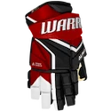 Hokejové rukavice Warrior Alpha LX2 Black/Red/White Junior 12 palcov