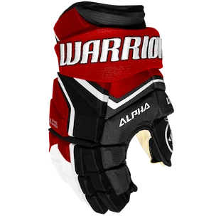 Hokejové rukavice Warrior Alpha LX2 Black/Red/White Junior