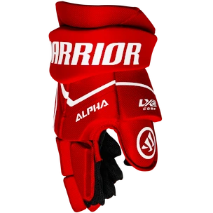 Hokejové rukavice Warrior Alpha LX2 Comp Red Senior