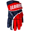 Hokejové rukavice Warrior Covert QR6 Team Navy/Red Senior