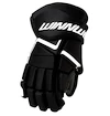 Hokejové rukavice WinnWell  500 Black Žiak (youth) 9 palcov