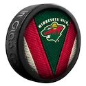 Hokejový puk Inglasco Inc. Stitch NHL Minnesota Wild