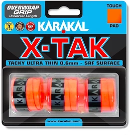 Horná omotávka Karakal X-Tak Overgrip 3er Orange