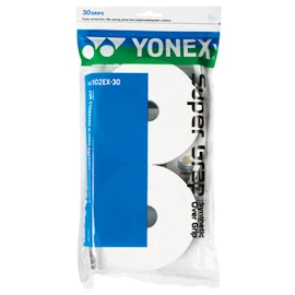 Horná omotávka Yonex Super Grap White (30 Pack)