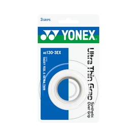 Horná omotávka Yonex Ultra Thin Grap White (3 Pack)