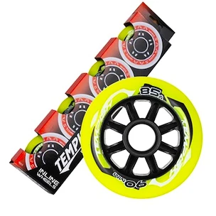 Inline kolieska Tempish  RADICAL Color 90 mm 85A 4-Pack  fialová