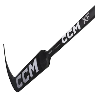 Kompozitová brankárska hokejka CCM Tacks XF Black/Grey Junior 21 palcov, L (normálny gard)