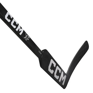 Kompozitová brankárska hokejka CCM Tacks XF Black/Grey Junior 21 palcov, L (normálny gard)