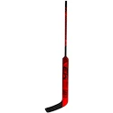 Kompozitová brankárska hokejka Warrior Ritual M3 PRO Black/Red Intermediate 23 palcov, L (normálny gard)