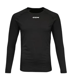 Kompresné tričko CCM Compression LS Top Black Junior