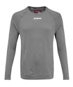 Kompresné tričko CCM  LS Premium Training Tee Dark Grey Heathered Senior