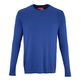 Kompresné tričko CCM LS Premium Training Tee Royal Senior