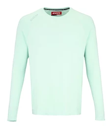 Kompresné tričko CCM LS Premium Training Tee Seafoam Senior