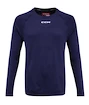 Kompresné tričko CCM  LS Premium Training Tee True Navy Senior