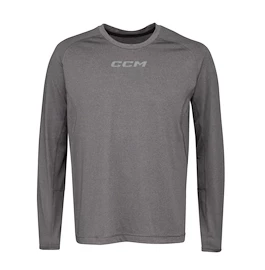 Kompresné tričko CCM Non Compression LS Tee Grey Senior