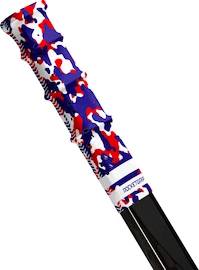 Koncovka na hokejku RocketGrip Hole Camo Grip Navy/Red