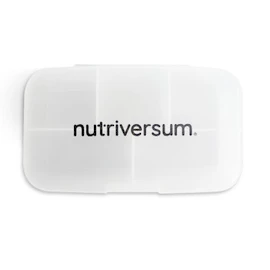 Krabička na kapsule a tablety Nutriversum Pillbox White