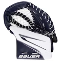 Lapačka Bauer Supreme MVPRO White/Navy Intermediate na ľavú ruku (normálny)