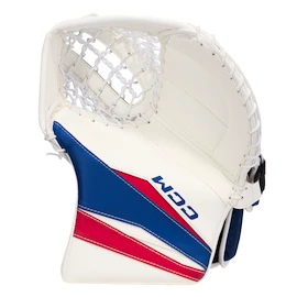 Lapačka CCM Axis F5 White/Red/Blue Junior