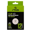 Loptičky Stiga  Cup 40+ ABS White 12 Pack