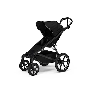 Mestský kočík Thule Urban Glide 4-wheel Black + Korbička Bassinet Black SET 4v1