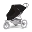 Mestský kočík Thule Urban Glide 4-wheel Black + Korbička Bassinet Black SET 5v1